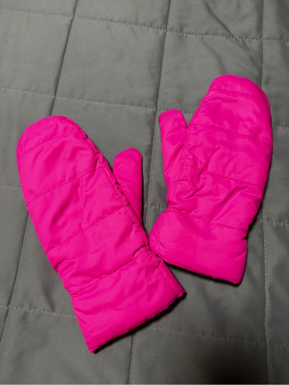 A New Day Pink Fleece Lined Insulated Women's Mittens One Size